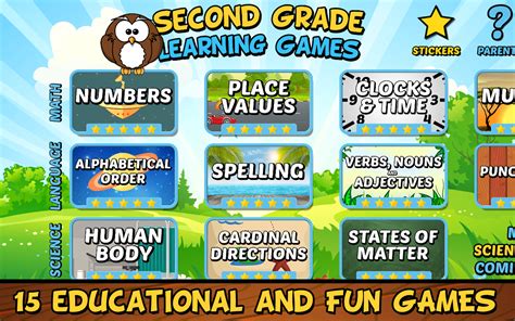 kindergarten learning games|Second Grade Learning Games, Ages 7 .